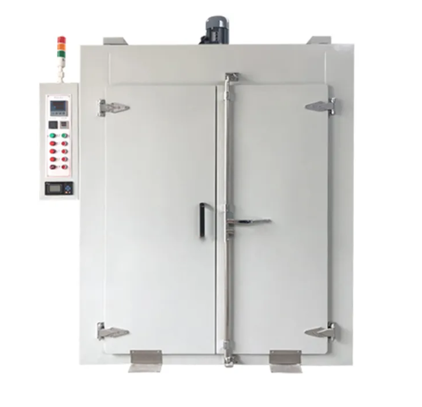 High Temperature Hot Air Circulation Curing Oven with Track Shelf